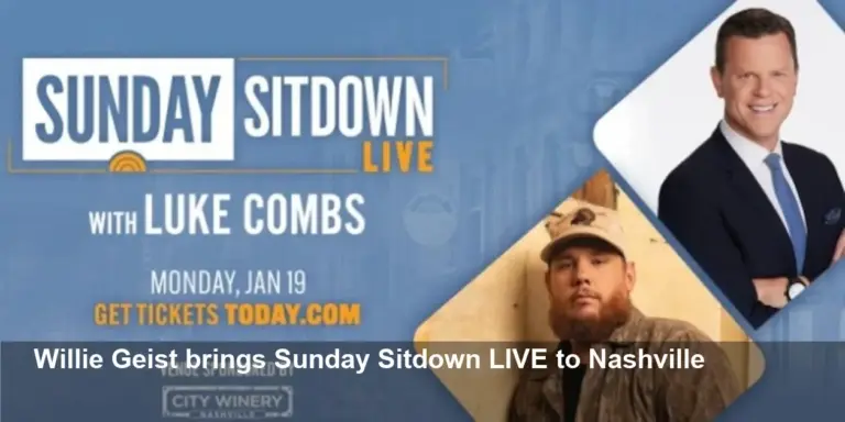 Willie Geist Brings Sunday Sitdown to Nashville: Luke Combs