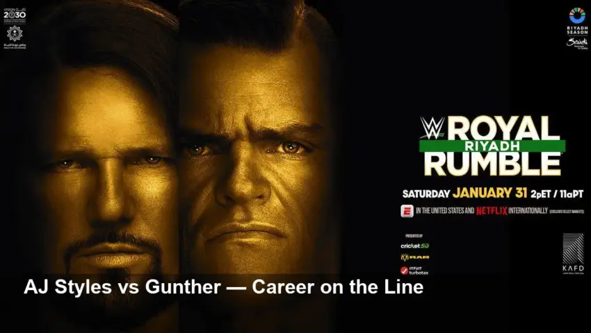 AJ Styles Risks Career in High-Stakes Match vs Gunther