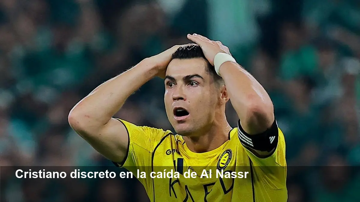 Cristiano discreto: Al Nassr cae en la Primera División