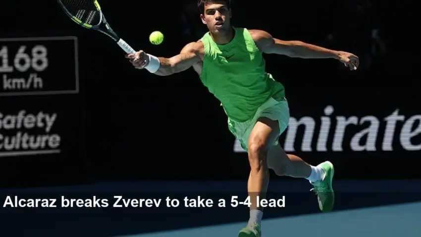 Alcaraz Battles Zverev in 2026 Australian Open Semis