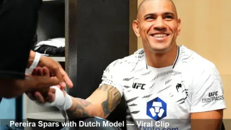 Alex Pereira Spars with Dutch Model Vera Dijkman After Split