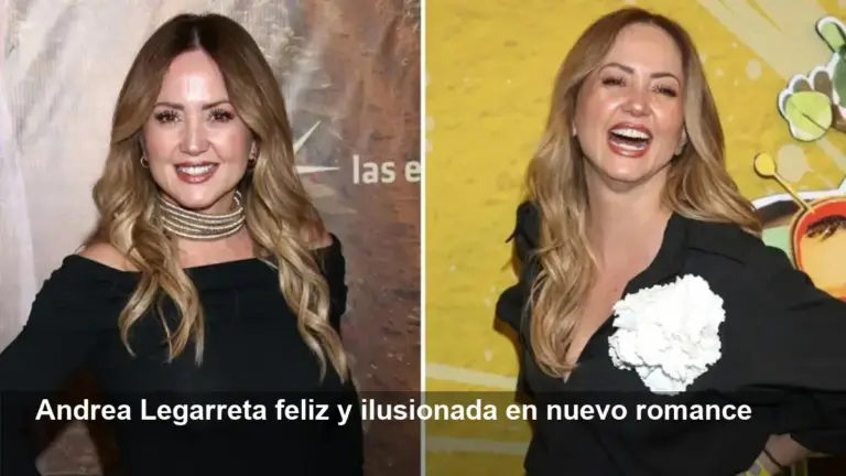 Andrea Legarreta confirma romance y rumores por Luis Carlos Origel