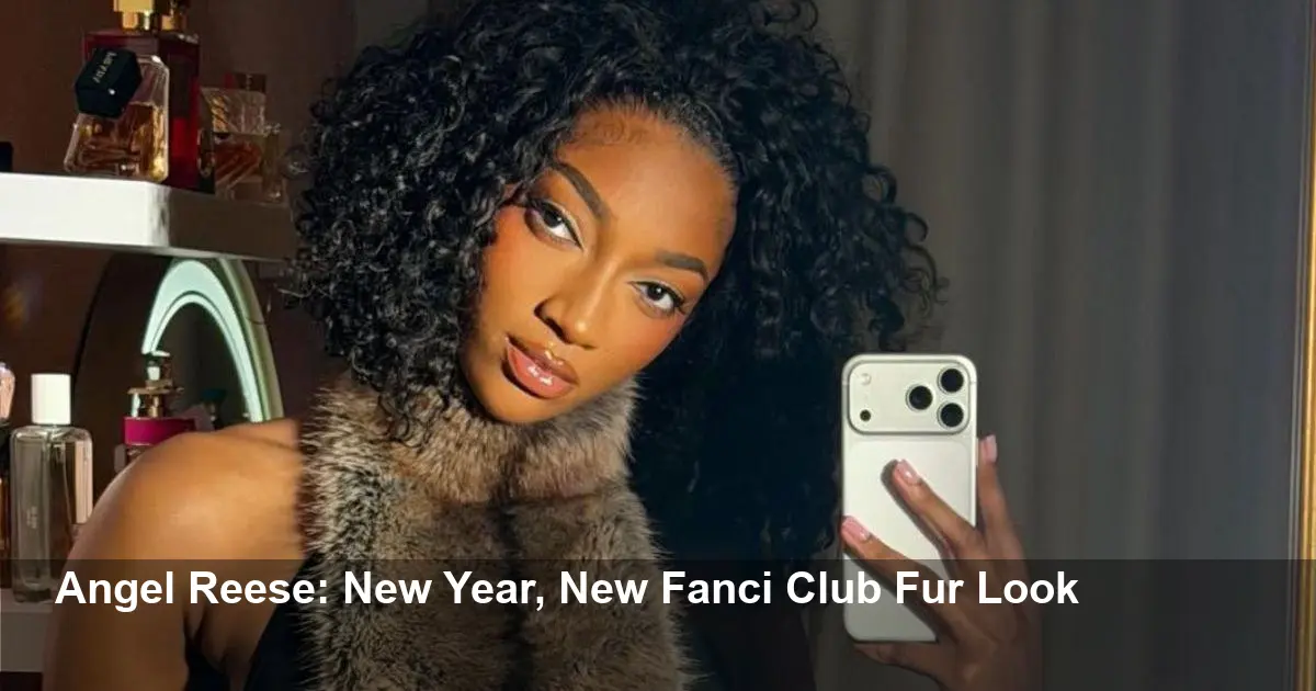 Angel Reese Stuns in Fanci Club Fur Minidress for NYE
