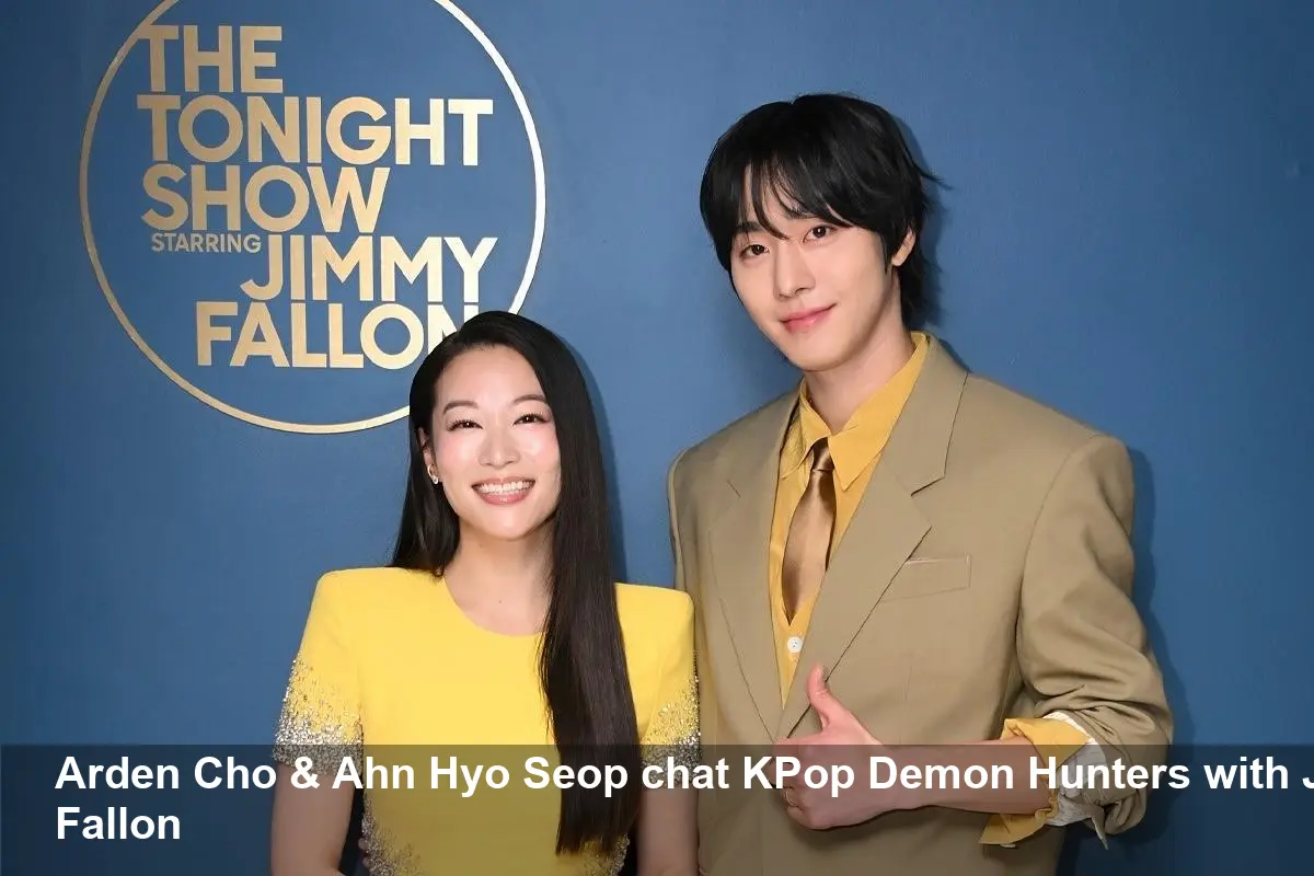 Arden Cho & Ahn Hyo Seop on Jimmy Fallon: KPop Demon Hunters