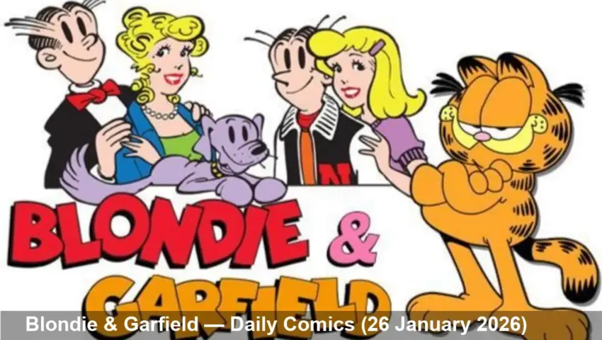 Blondie & Garfield Comics Published — 26 January 2026