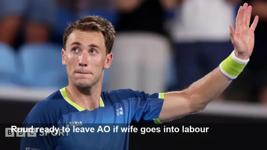 Casper Ruud Will Leave Australian Open if Wife Labour