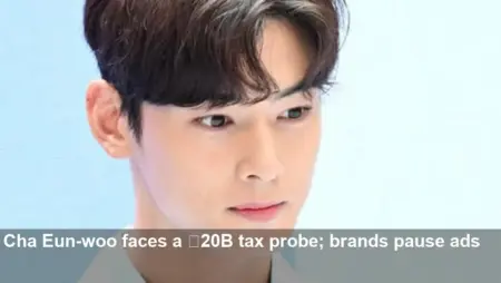 Cha Eun-woo Faces ₩20B Tax Probe, Brands Hold Back