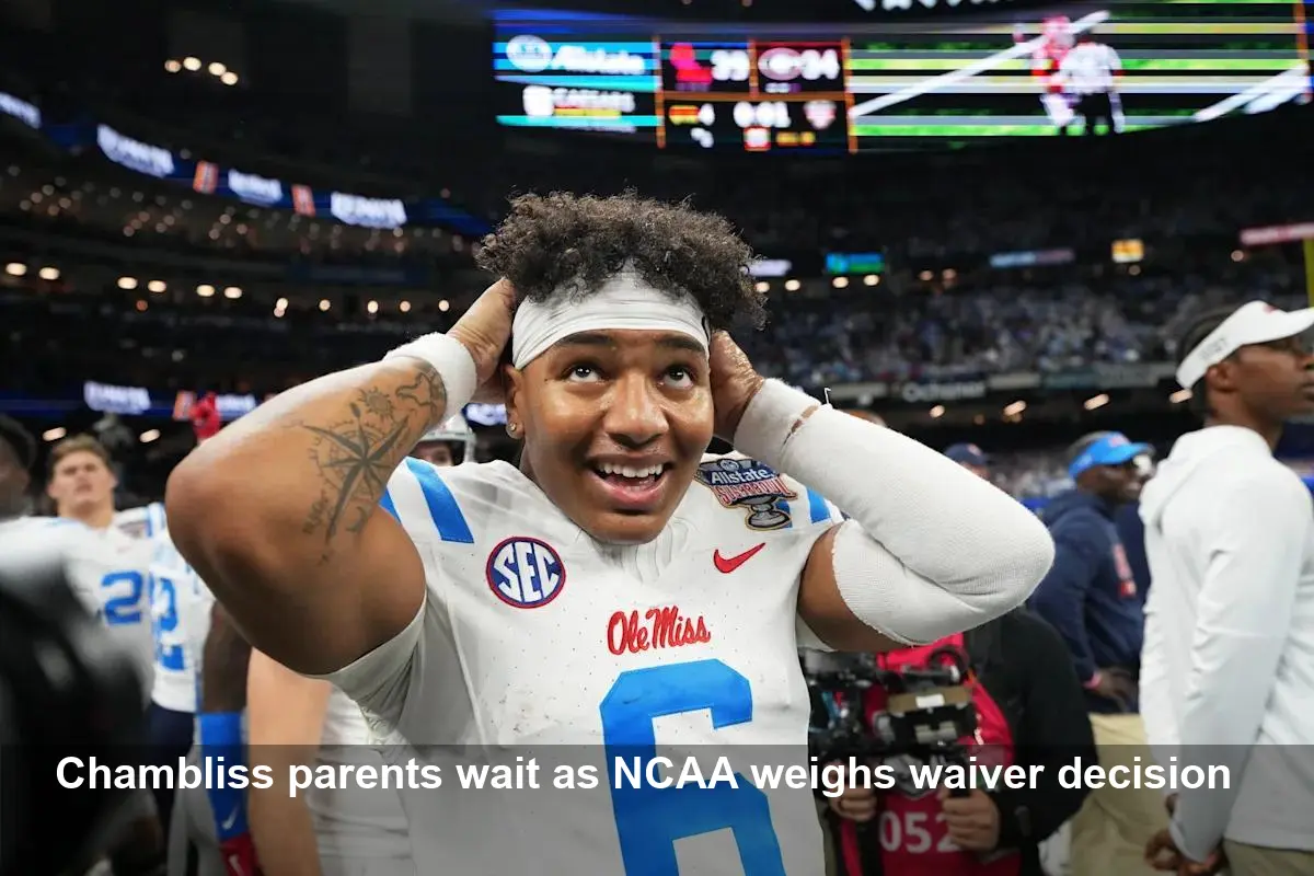 Trinidad Chambliss parents await NCAA waiver decision