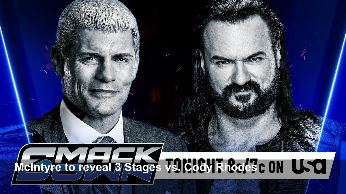 McIntyre to Reveal 3 Stages Match vs. Cody Rhodes