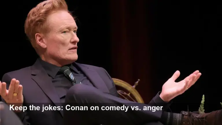 Conan O'Brien: Don't Replace Jokes With 'F Trump' Rants
