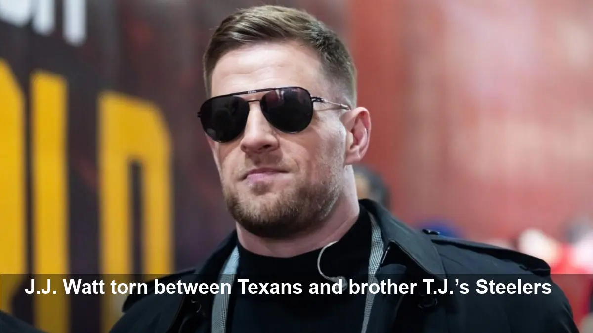 J.J. Watt Weighs In on Steelers vs. Texans Playoff Clash