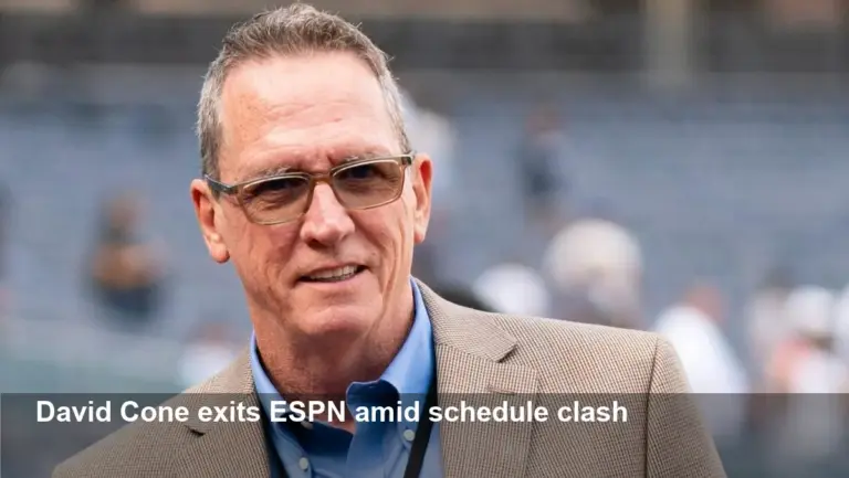 David Cone Departs ESPN as Schedule Conflicts Loom
