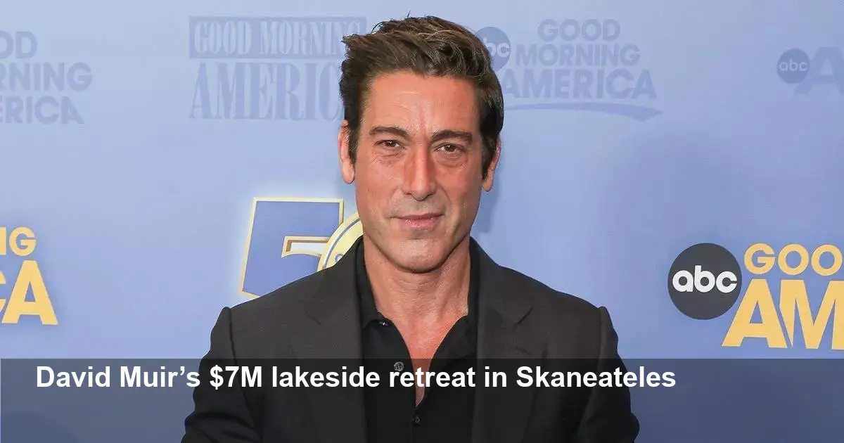 Inside David Muir’s $7M Skaneateles Lakeside Retreat