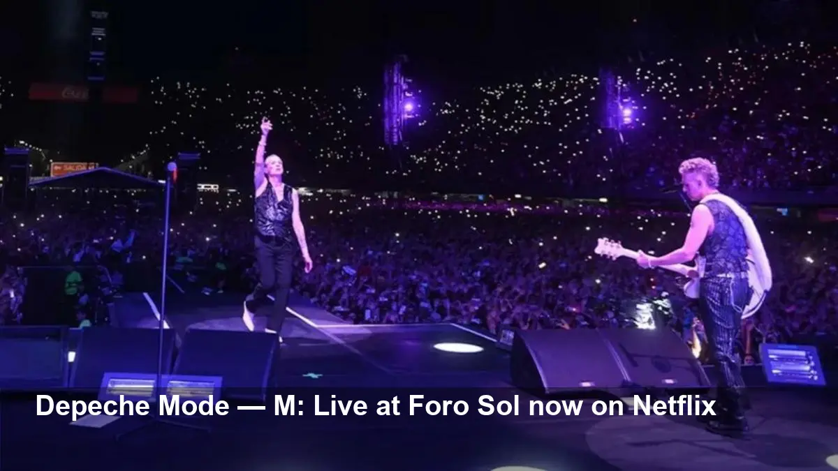Depeche Mode’s concert film M arrives on Netflix Jan 9