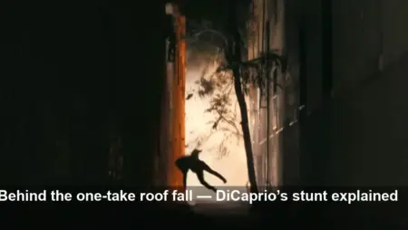 DiCaprio’s One-Take Roof Fall in One Battle After Another