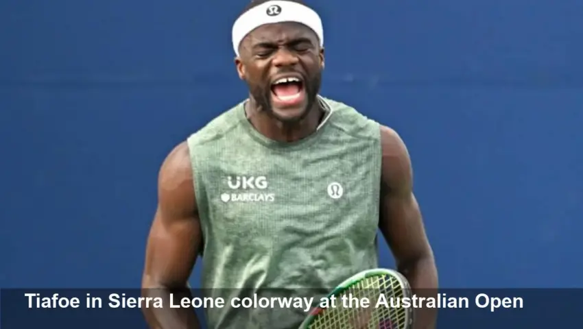 Frances Tiafoe Honors Sierra Leone in Australian Open Kit