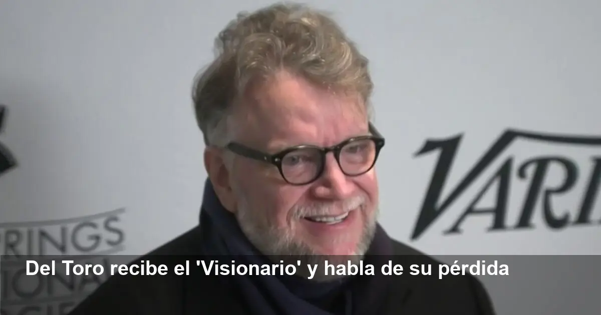 Guillermo del Toro conmueve en Palm Springs con emoción