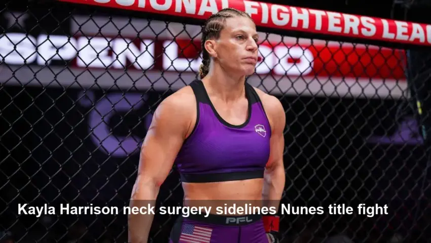 Kayla Harrison neck surgery: Nunes title bout postponed