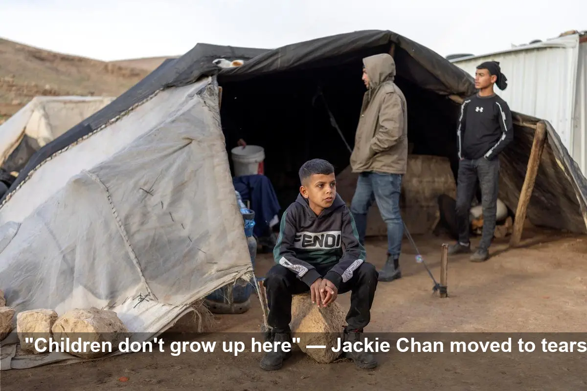 Jackie Chan Moved to Tears by Palestinian Child’s Words