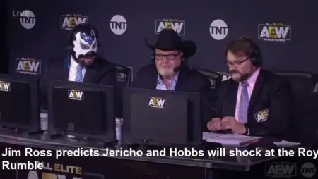 Jim Ross predicts Jericho & Hobbs at Royal Rumble
