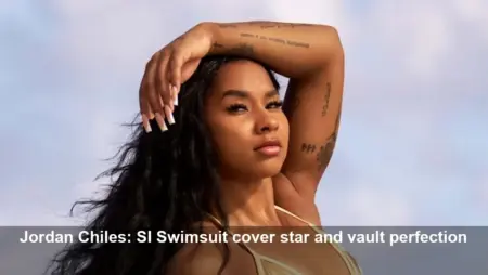 Jordan Chiles — SI Swimsuit Cover to Perfect 10 Vault
