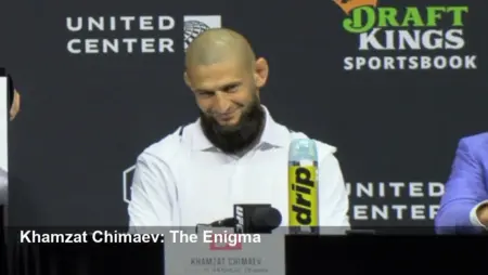 Khamzat Chimaev Keeps Fans Guessing, Chael Sonnen Comments