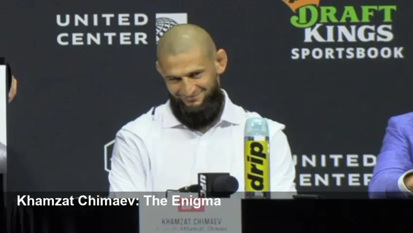 Khamzat Chimaev Keeps Fans Guessing, Chael Sonnen Comments