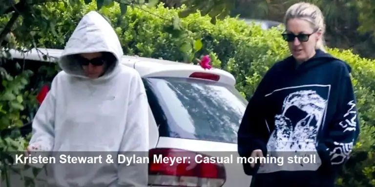 Kristen Stewart & Dylan Meyer Take Morning Walk in Los Feliz