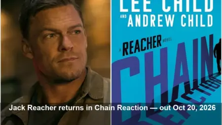 Chain Reaction: New Jack Reacher Novel Due Oct 2026