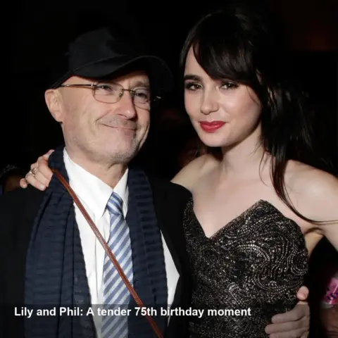 Lily Collins Shares Rare Pics With Dad Phil Collins