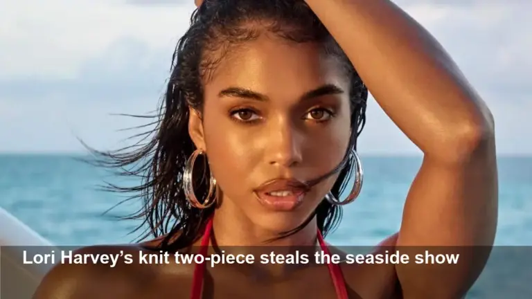 Lori Harvey Stuns in Knit Two-Piece on Seaside Photos