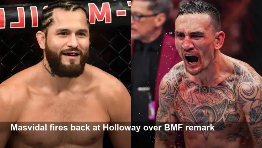 Jorge Masvidal Claps Back at Max Holloway Over BMF