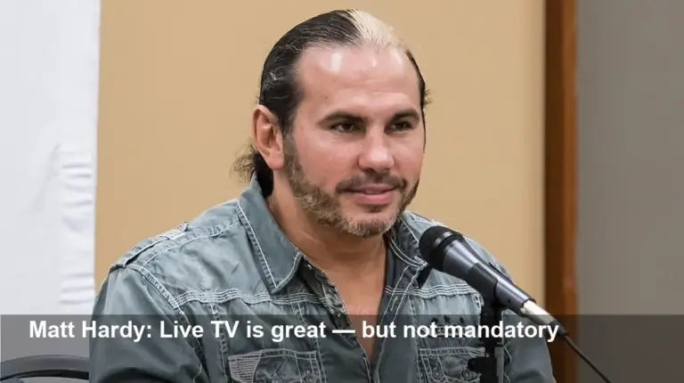 Matt Hardy Says TNA Live TV Is Great — Not Required
