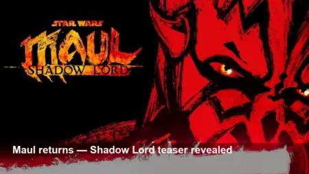 Star Wars: Maul — Shadow Lord Teaser & Poster