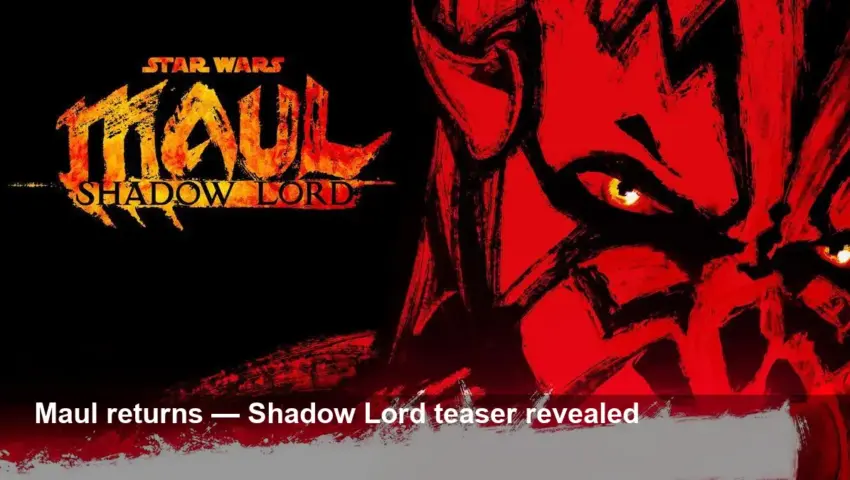 Star Wars: Maul — Shadow Lord Teaser & Poster