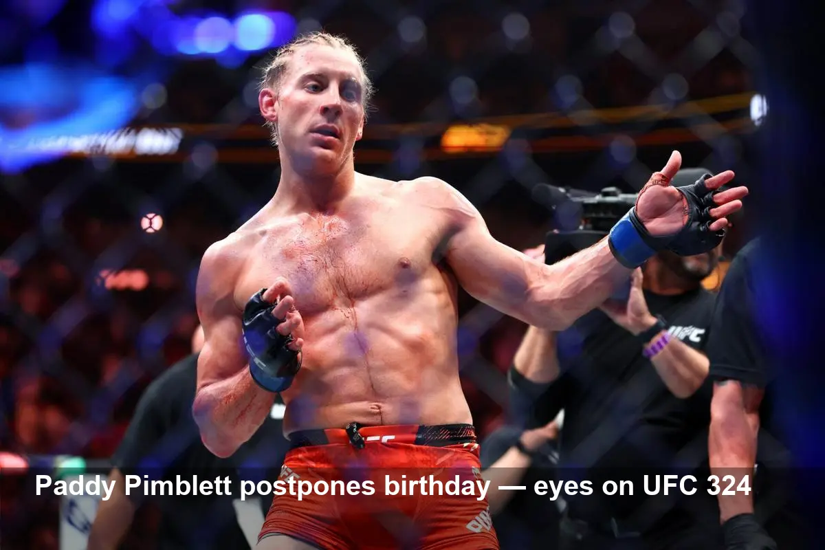 Paddy Pimblett Postpones Birthday for UFC 324 Title Night