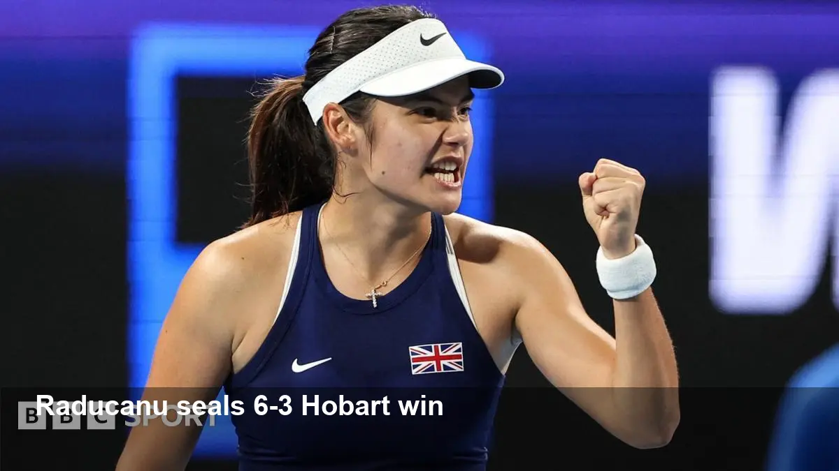 Emma Raducanu Beats Camila Osorio 6-3 in Hobart Opener