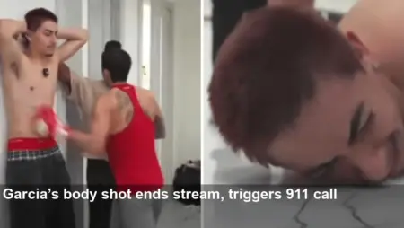 Ryan Garcia body shot causes streamer 911 scare online