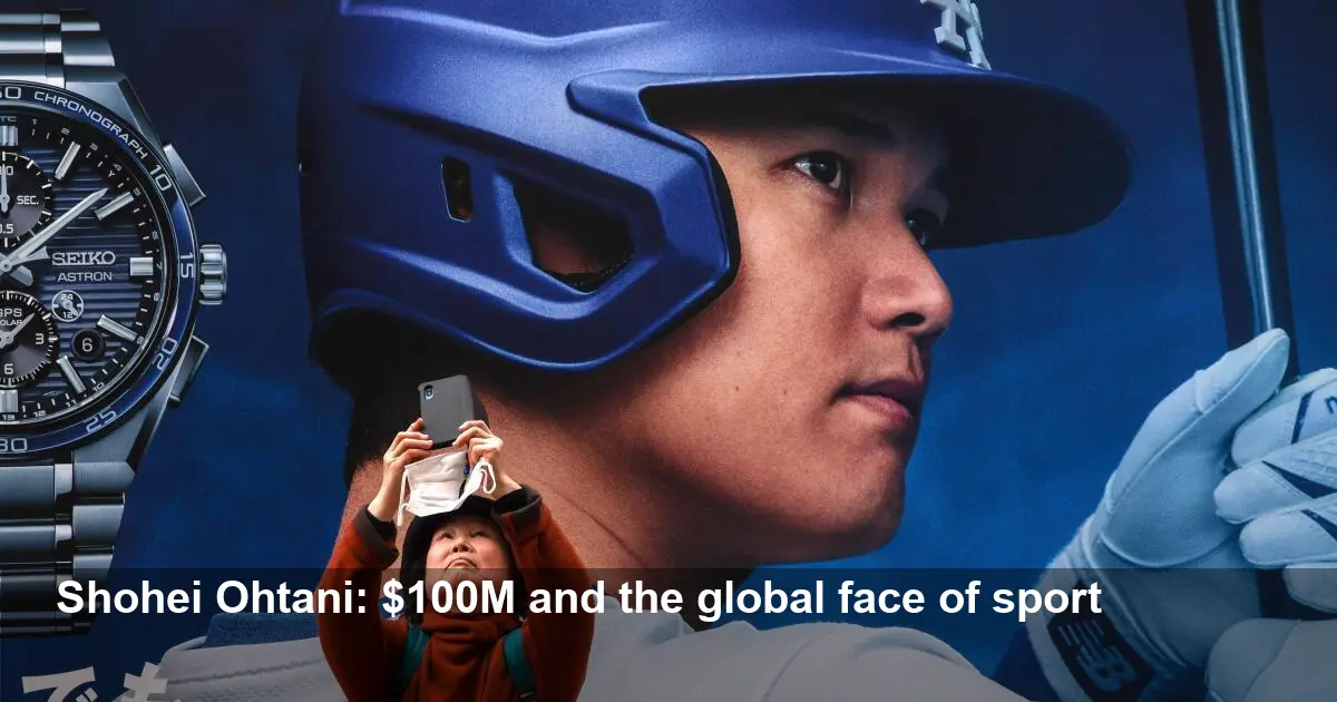 Shohei Ohtani Tops $100M in Endorsements, Global Icon