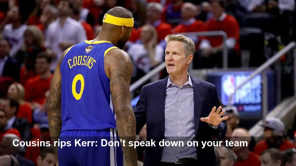 DeMarcus Cousins slams Steve Kerr comments