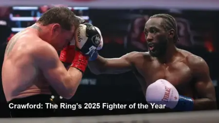 Crawford named The Ring’s 2025 Fighter of the Year