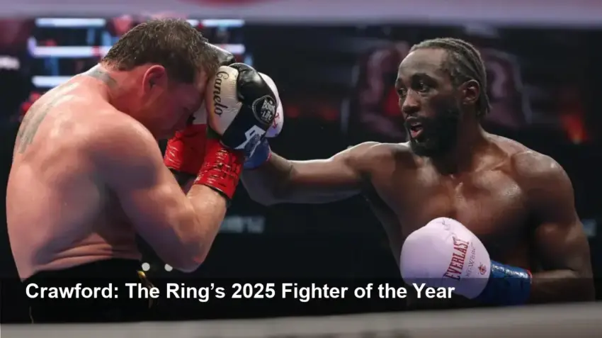Crawford named The Ring’s 2025 Fighter of the Year