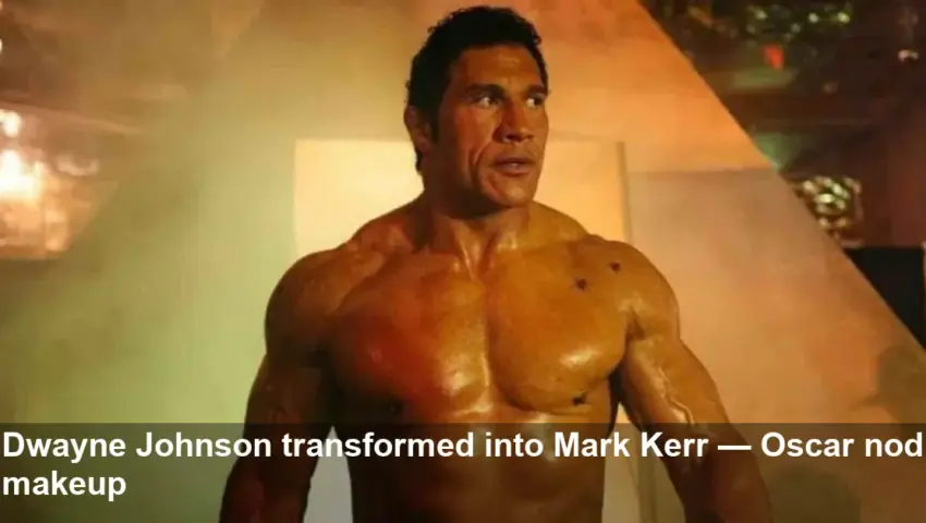 The Smashing Machine Gets Makeup Oscar Nod