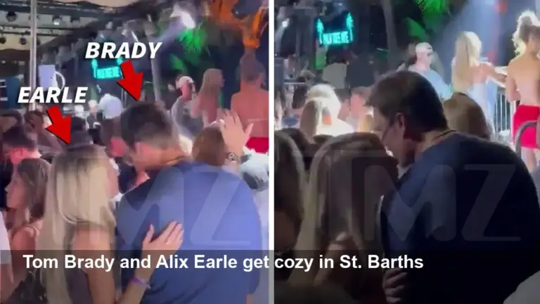 Tom Brady and Alix Earle Close at St. Barths NYE — Video