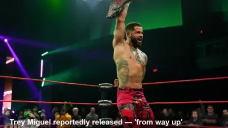 Trey Miguel AEW release: ‘Something happened from way up’