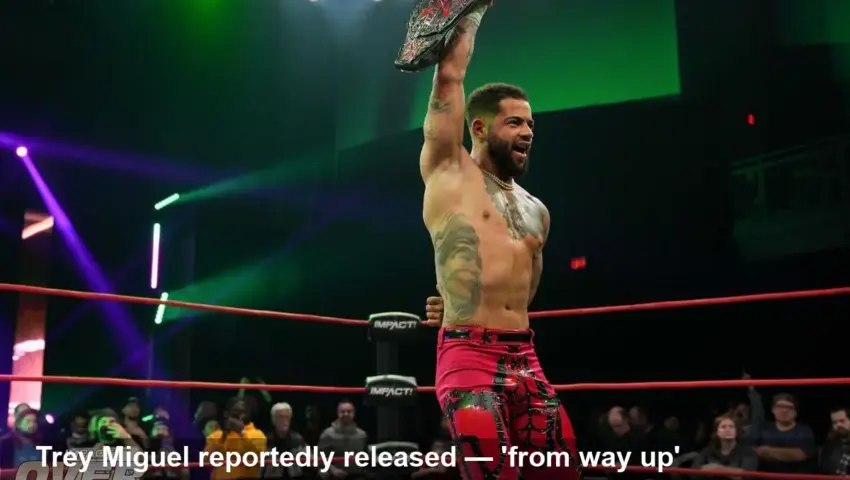 Trey Miguel AEW release: 'Something happened from way up'