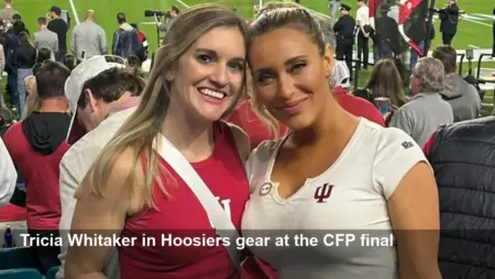 Tricia Whitaker Turns Heads at Miami-Indiana CFP Final