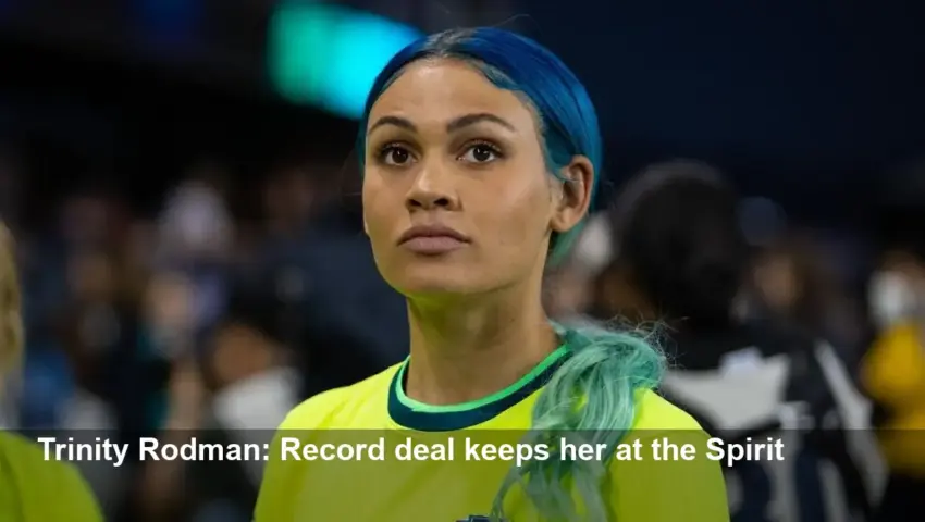 Trinity Rodman inks record three-year Spirit deal, stays