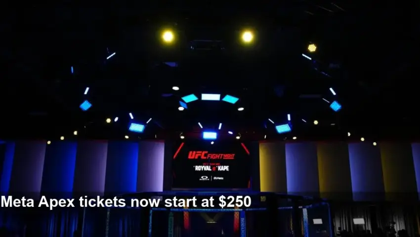 Meta Apex Tickets Slashed — General Seats From $250