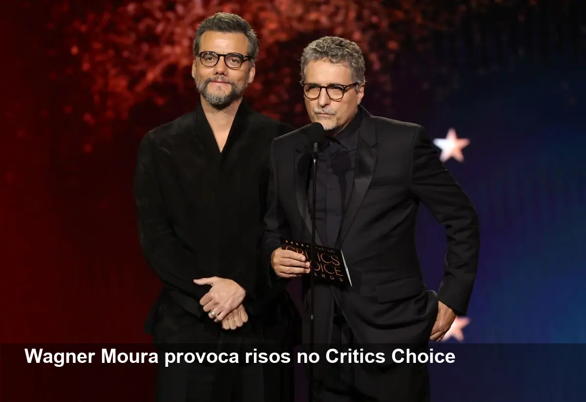 Wagner Moura viraliza com piada no Critics Choice 2026